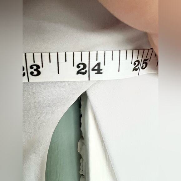 ADAY Something Borrowed grey blouse tailored work office top button front XL - Picture 10 of 10